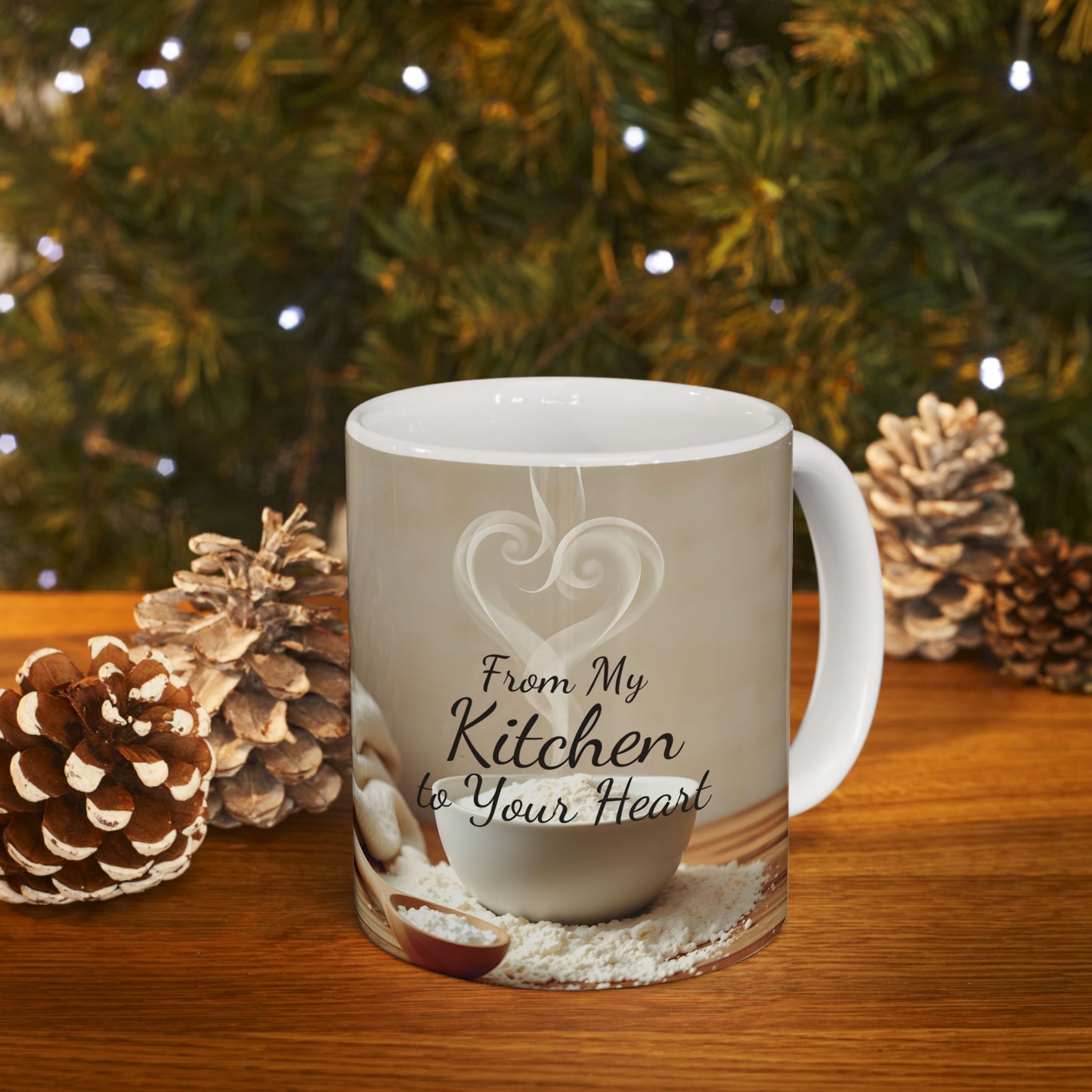 From My Kitchen to Your Heart Mug | Double-Sided Print | 11 oz & 15 oz Premium Ceramic