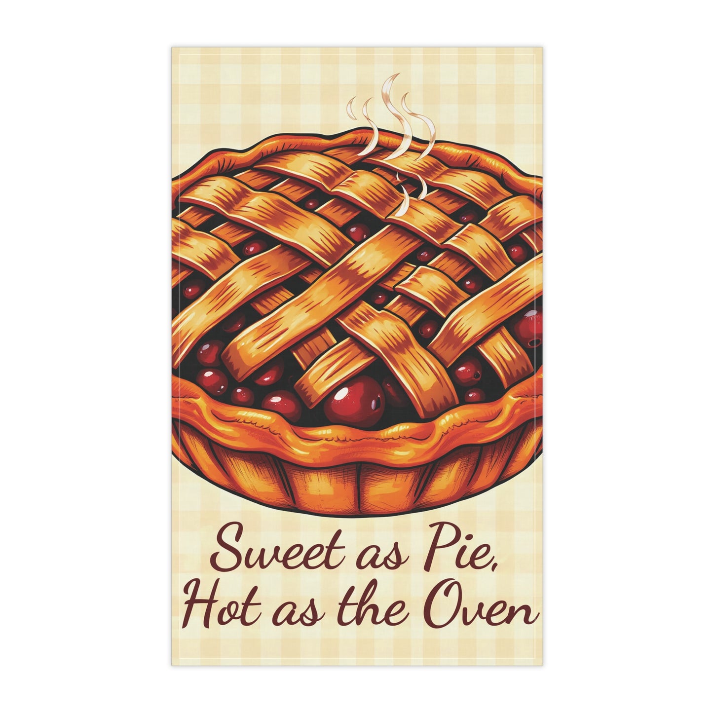 Sweet as Pie Kitchen Tea Towels - Perfect for Baking Enthusiasts - Vintage Pie Print