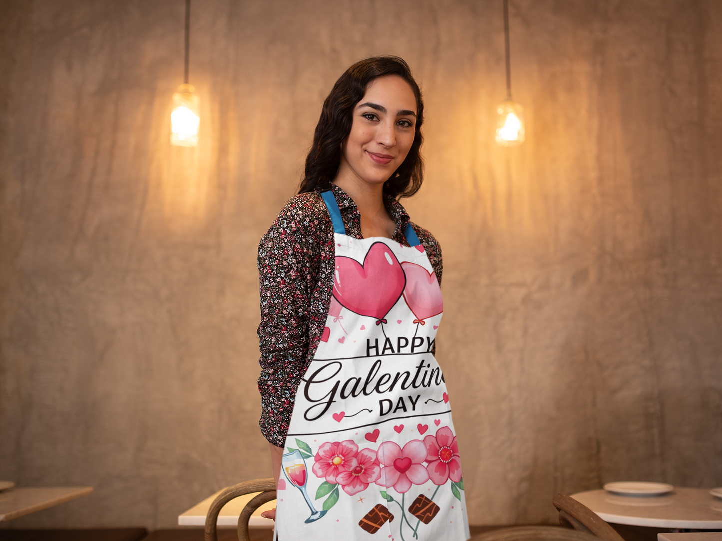 Celebrate Friendship in Style with the Happy Galentine’s Day Apron