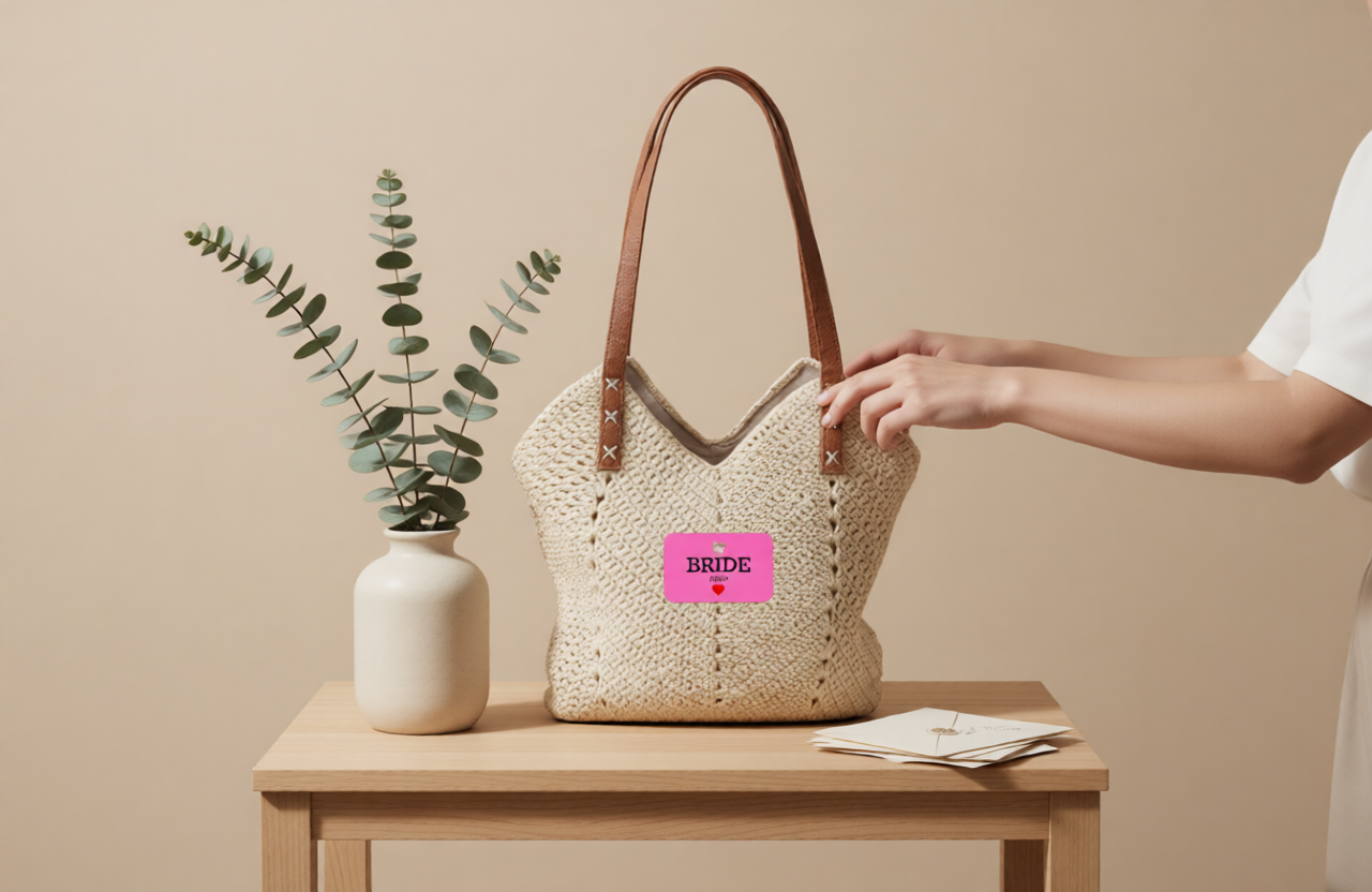 The "Bride Crew" Signature Straw Tote – Luxury Bachelorette & Bridal Shower Gift (Free Shipping)