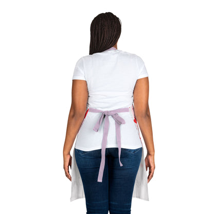 Valentine's Day Apron - Whisking You Love with 5-Color Strap Choices