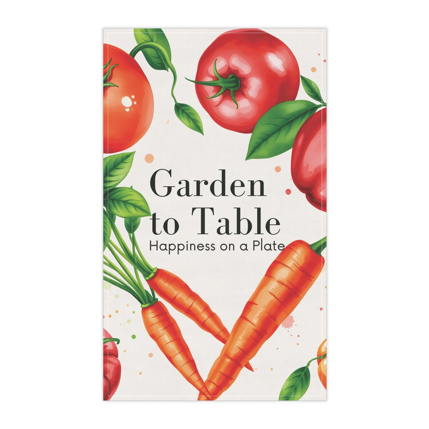 Garden to Table Tea Towels - Fresh Produce Kitchen Decor