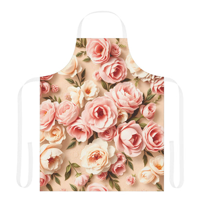 Timeless Elegance Apron with Classic Floral Charm