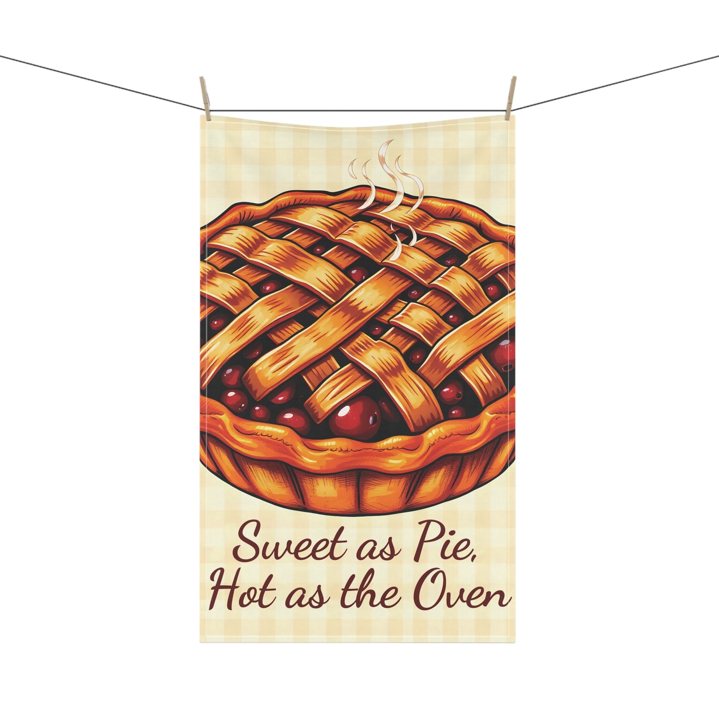 Sweet as Pie Kitchen Tea Towels - Perfect for Baking Enthusiasts - Vintage Pie Print